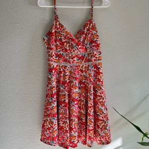 Super cute bright floral dress